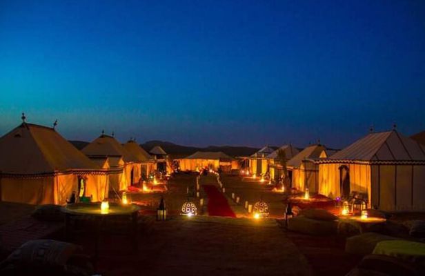 Desert Camp Stay 1 Night Package (Jeep+Camel+Hi-tea+Cultural Event+Dinner+B'Fast