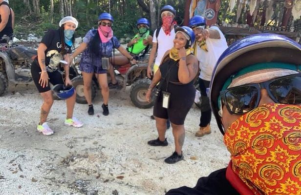 Tulum Adventure (archeological zone-Atv-ziplines-cenote-lunch-drinks-rappel)