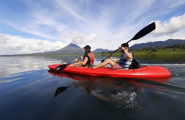 Morning Kayaking by Arenal Lake