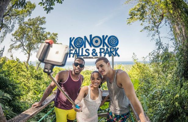 Blue Hole & Konoko Falls Park Combo Tour from Montego Bay