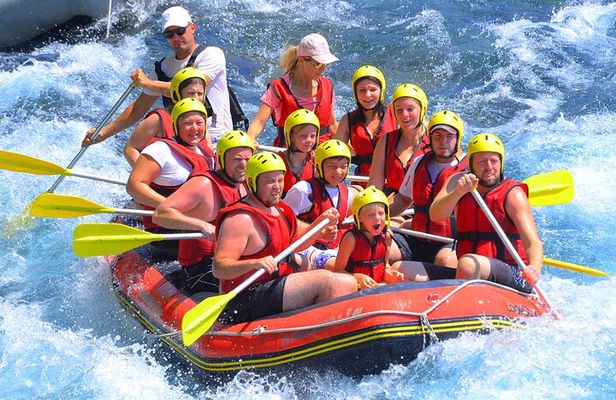 "Side: Whitewater Rafting Fun at Koprulu Canyon"