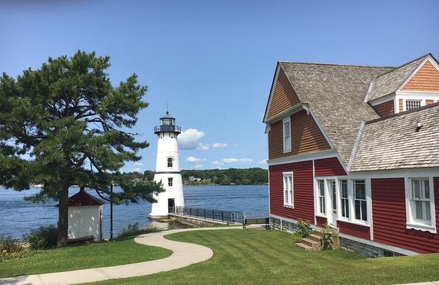 St Lawrence River - Rock Island Lighthouse on a Glass Bottom Boat Tour