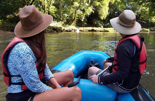 Wildlife Safari Float by Inflatable Raft in Peñas Blancas River