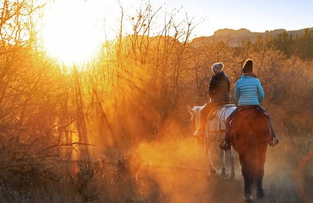 East Zion Checkerboard Evening Shadow Horseback Ride