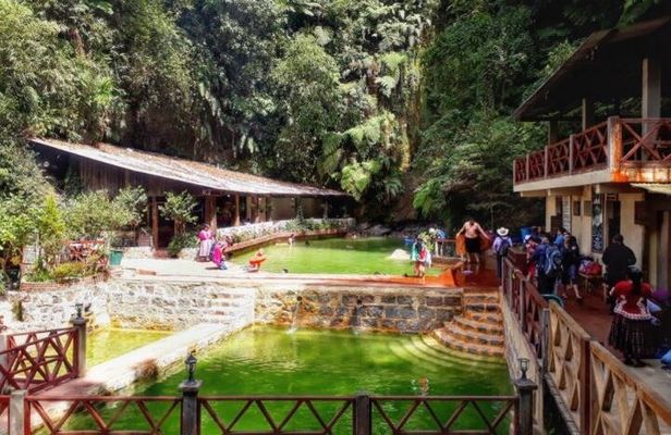 Quetzaltenango and Fuentes Georginas Hot Springs from Panajachel
