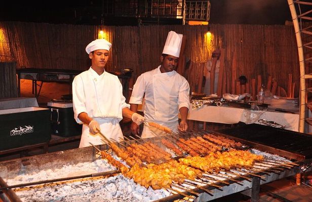 Dinner In Dubai Desert