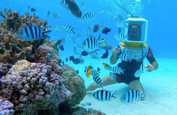 Helmet Diving Bora Bora – Underwater Walk with Aqua Safari