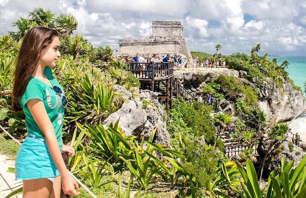 Tulum Day Tour with Archaeological Site Admission