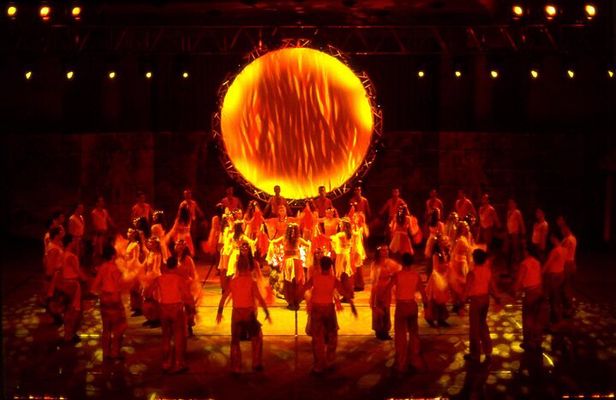 Fire of Anatolia Show at Gloria Aspendos Arena from Alanya