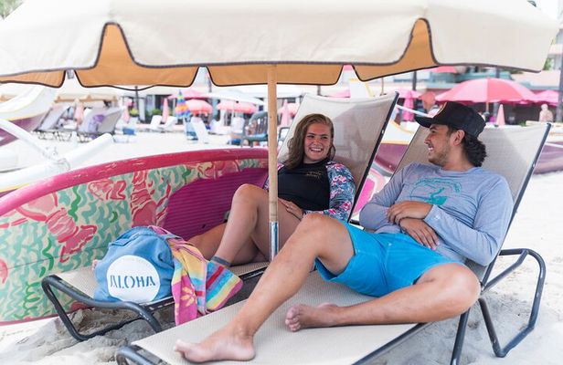 Beach Umbrella and Chair Set Rental
