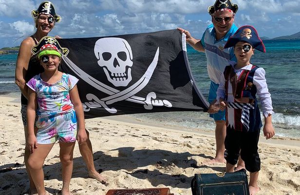 Private Augmented Reality Treasure Hunt in St Thomas