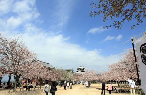 [Town walk] Stroll around Matsuyama Castle and enjoy local shopping