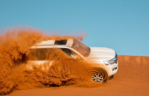 Dubai Desert Safari with Belly Dance, Fire Show and Tanura Show-The Full Package
