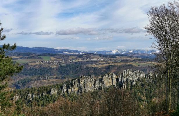 Full-Day Hiking in Bohemian Paradise Malá Skála near Prague