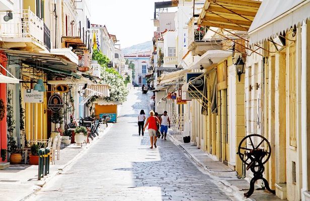 Guided Small-Group Andros Town Walking Tour & Local Pastry Tasting