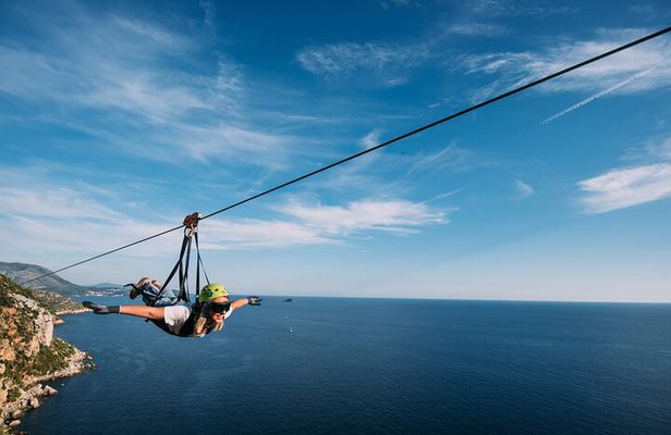 900-Meter Ziplining in Dubrovnik 