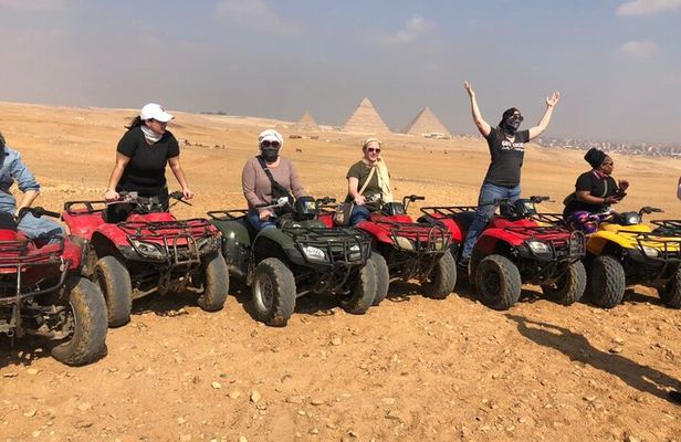 Private day ,Quad bike adventure tour to Giza Pyramids from Cairo