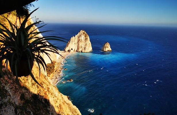 Romantic Sunset in Zakynthos Keri Lake & Myzithres Viewpoint