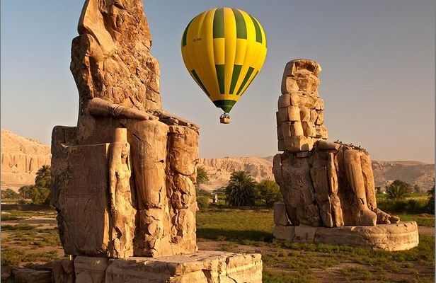 Best of Luxor in 2 Days Hotel,Tours,Felucca,Camel&Balloon by Plane from Cairo