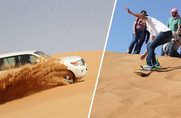 Dubai Red Dune Extreme Desert Safari Adventure With Sand Boarding