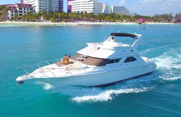 Cancun yachts rental YACHT 46 FT, 15 PAX MAX 25P12