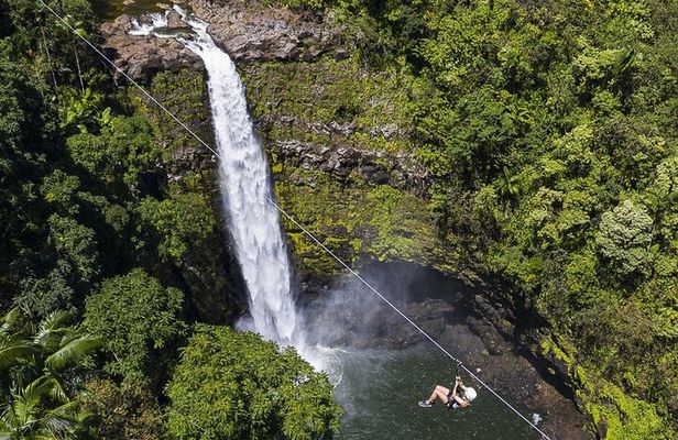 Big Island Zipline over KoleKole Falls