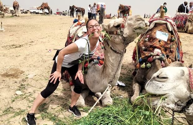 Private Full-Day Tour of Giza Pyramids Saqqara, Memphis & ATV with sunset