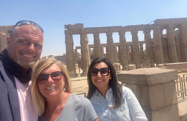 Private full day Luxor From Cairo By Flight with Egyptology & private vehicle 