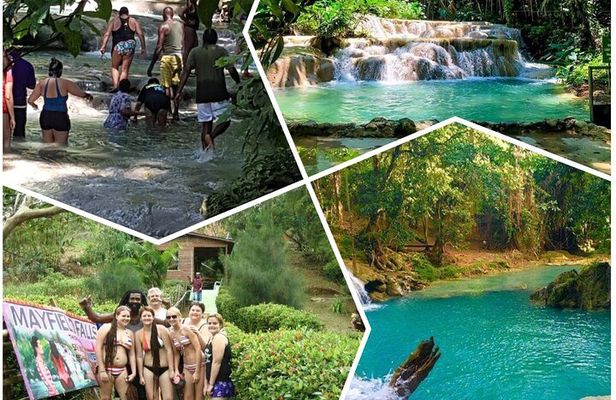 Mayfield Falls, Blue Hole & Rick's Café Tours with Lunch & drink 