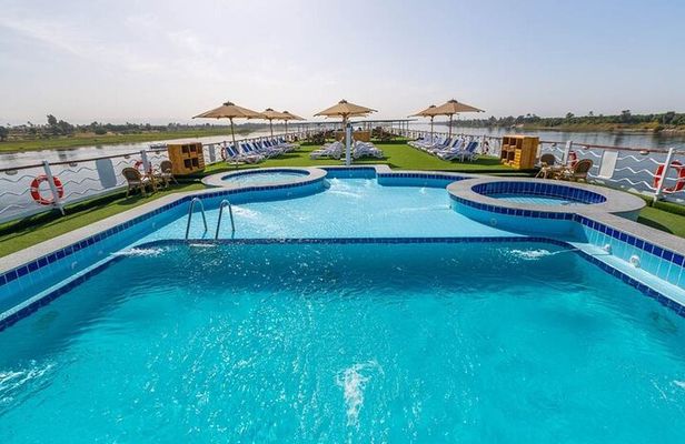 Enjoy 4 Days Nile Cruise Luxor, Aswan, Abu Simbel with Train Tickets from Cairo