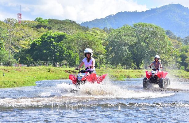 Private ATV Tour from San Jose Enjoy jungle, Beach, River Paths and Ocean Views 