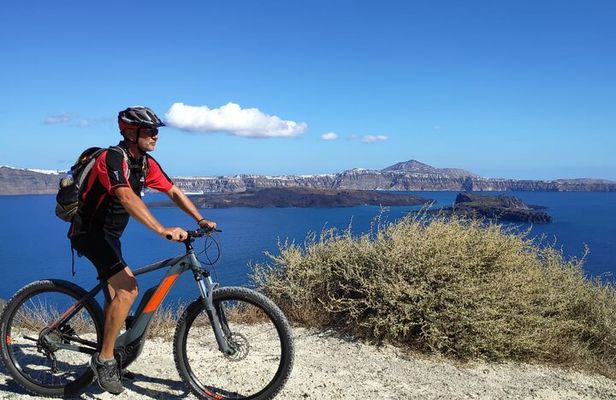 E-bike tours Explore Thirasia- Santorini