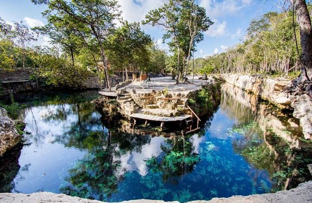 4 Cenotes at Casa Tortuga Park+ Tulum Ruins from Cancun & Riviera