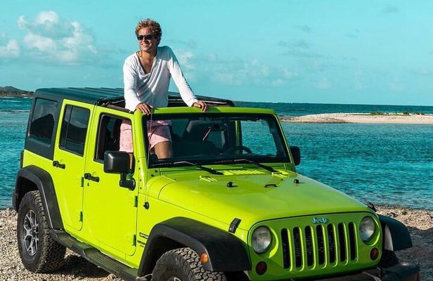 3-Hour Guided Jeep Tour Island Highlights and 1-Hour Relax by Beach