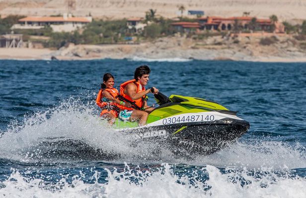 Double Jet Ski and Boat Ride in The Sea of Cortez Guided Tour