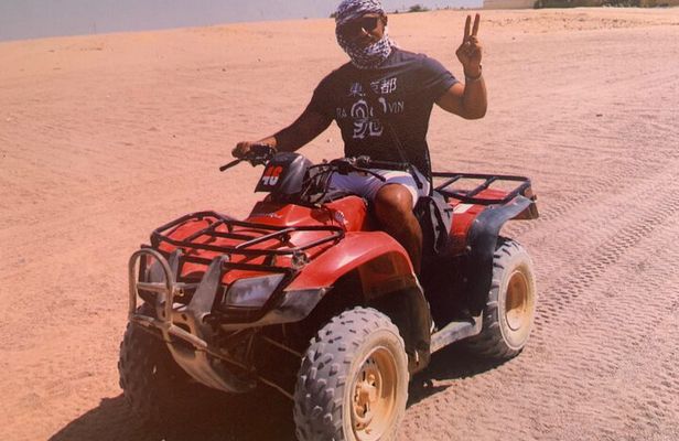 Private 5 Hours Safari by Quad Bike Hurghada + Camel ride
