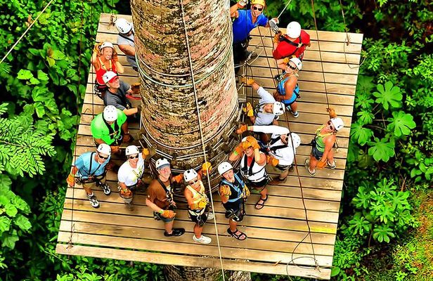Combo Zipline, ATV and Waterfalls Tour from San José