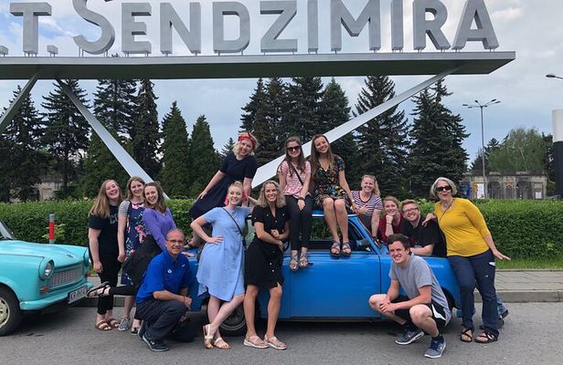 1.5h Crazy Guides' Communism Tour of Nowa Huta in Classic Car