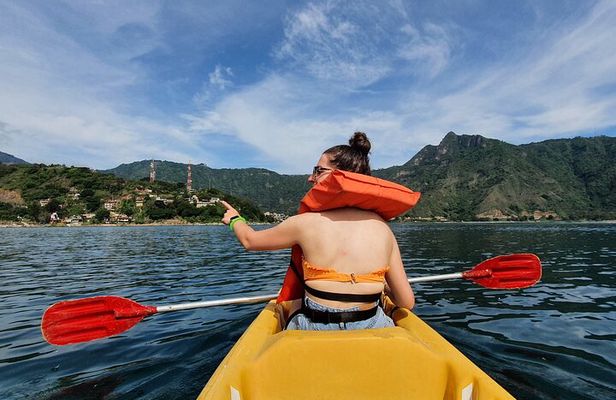 Kayaking on Lake Atitlan