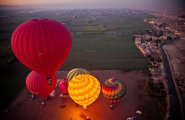 Amazing Hot Air Balloon,Valley of the kings,Hatshepsut temple in Luxor