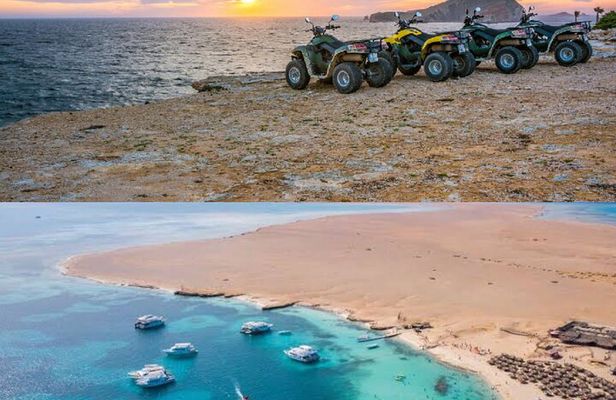 Hurghada: Sunrise Quad Biking and Giftun Island Snorkeling