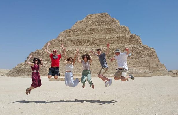 Cairo: Giza Pyramid, Sakkara & Dahshur Full Day Private Tour