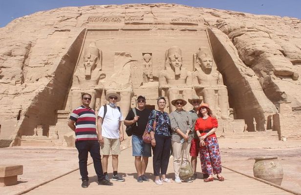 Abu Simbel temple in Aswan