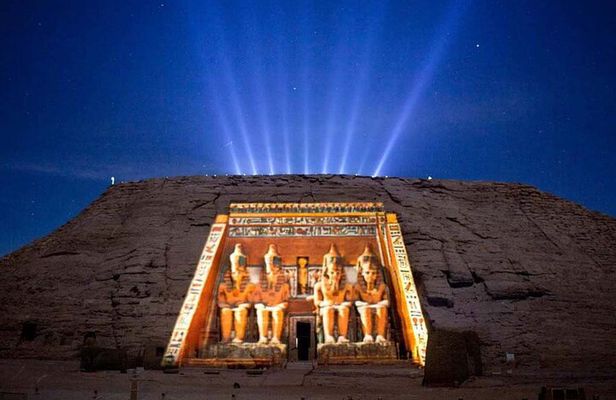 Sound and Light show at Karnak Temple in Luxor