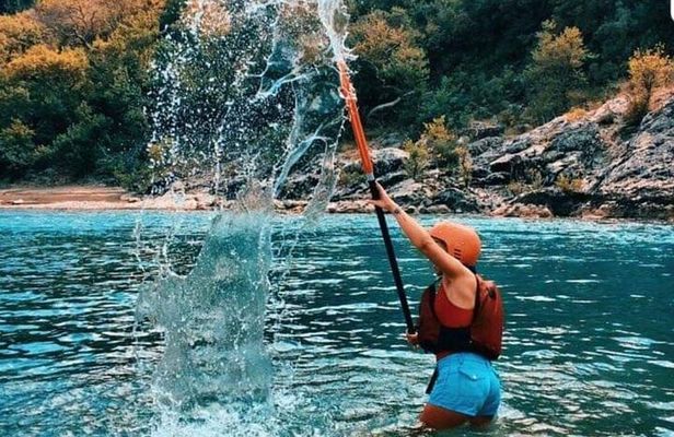 Amazing Rafting Experience at Last Wild Vjosa River of Europe in Permet, Albania