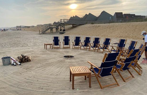 Private Beach Fire Montauk