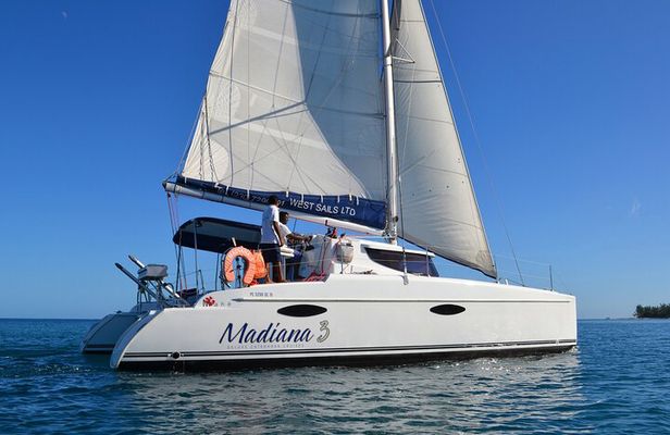 Private Full-Day Catamaran Cruise in Mauritius 36ft