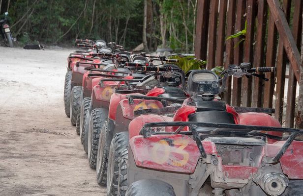 Cenote, Atvs, zipline at the best cancun park