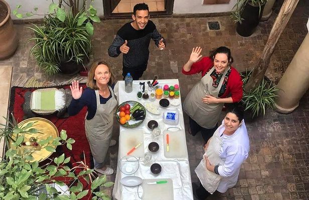 Small-Group Cooking Class Experience in a Marrakech Riad