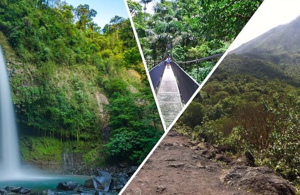 Full Combo! Hanging Bridges, Arenal Volcano, La Fortuna Waterfall